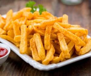 طرز تهیه سیب زمینی سرخ کرده پفکی رستورانی سیب زمینی سرخ کرده - طرز تهیه سیب زمینی سرخ کرده پفکی رستورانی