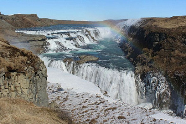 آبشار گولفوس بهترین ابشار ایسلند