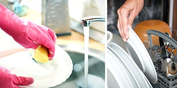 ماشین - شستن ظرف‌ها با دست بهتر است یا ماشین ظرفشویی؟
