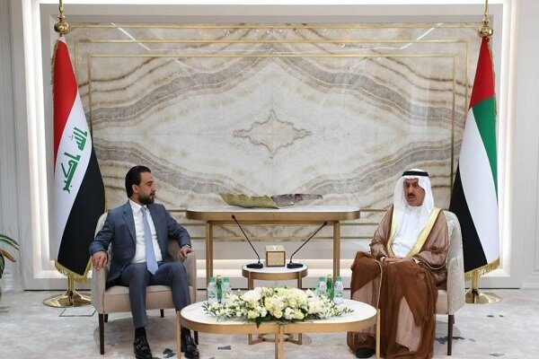 دیدار رئیس پارلمان عراق با مقام اماراتی