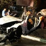مرگ تلخ سرنشینان BMW میان شعله‌های آتش + تصاویر