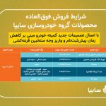 فروش فوق العاده ۵ محصول سایپا از امروز/ تحویل خودروها ۹۰ روزه است فروش فوق العاده ۵ محصول سایپا از امروز/ تحویل خودروها ۹۰ روزه است