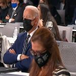 چُرت زدن «بایدن» در افتتاحیه اجلاس تغییرات اقلیمی گلاسکو