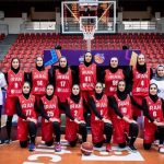 رتبه آخر تیم بسکتبال بانوان ایران در مسابقات کاپ آسیا