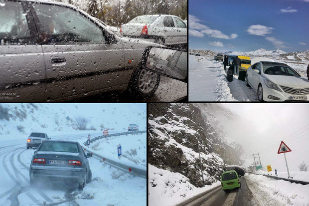 برف و کولاک کدام جاده ها را بسته است/توصیه پلیس به هموطنان