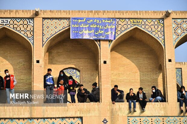 پل‌های تاریخی اصفهان در جریان اعتراضات آسیبی ندید