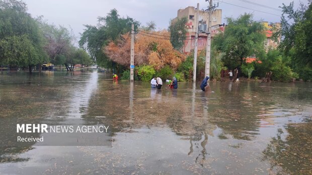 هیچ شهرستانی در خوزستان دچار شرایط حاد آبگرفتگی نشده است