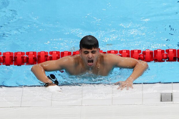 رکوردشکنی دوباره شناگر ایران