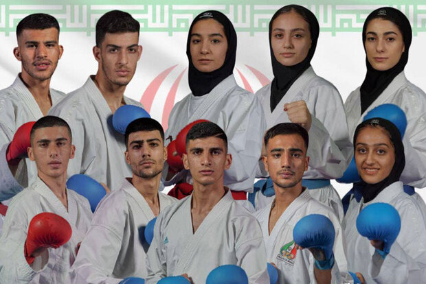 تلاش امیدهای کاراته ایران برای کسب ۵ مدال طلا
