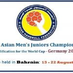 اعلام تاریخ و محل برگزاری مسابقات هندبال جوانان آسیا
