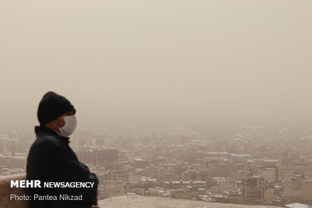 هشدار سطح قرمز هواشناسی/ گرد و غبار عراقی در راه خوزستان