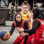 صعود تیم ملی بسکتبال دختران ایران به مرحله نیمه نهایی مقدماتی جام جهانی بسکتبال سه نفره