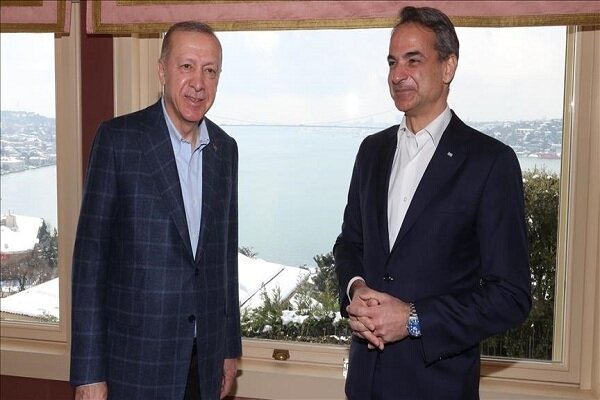 دیدار ۲ ساعته اردوغان و نخست‌وزیر یونان