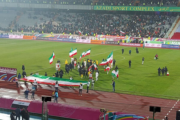 دیدار تیم ملی فوتبال ایران با لبنان با تماشاگر شد