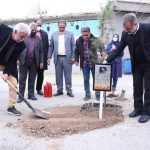 مراسم درختکاری به یاد پنج شهید ورزشکار برگزار شد