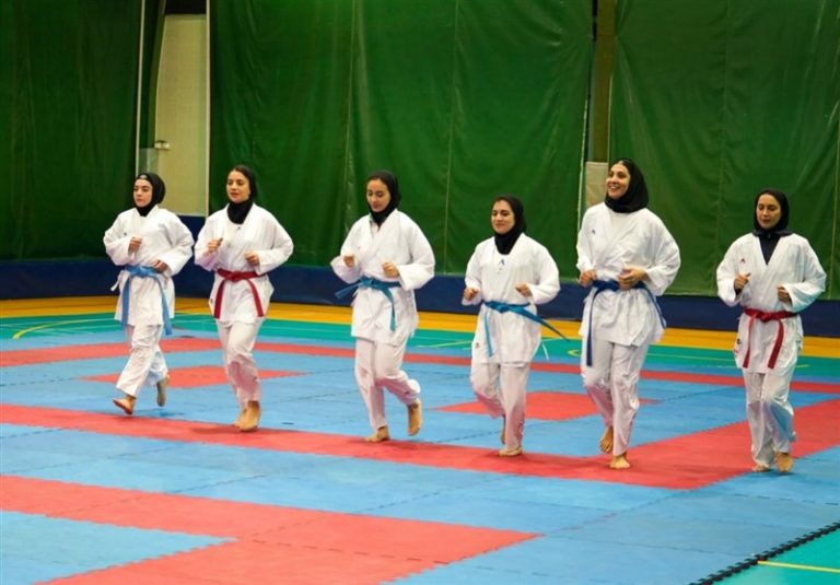 آغاز مرحله دوم اردوی تیم ملی کاراته بانوان