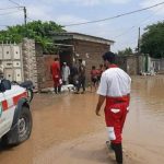 امدادرسانی هلال احمر به ۲۷۰۰ نفر در سیلاب‌های اخیر