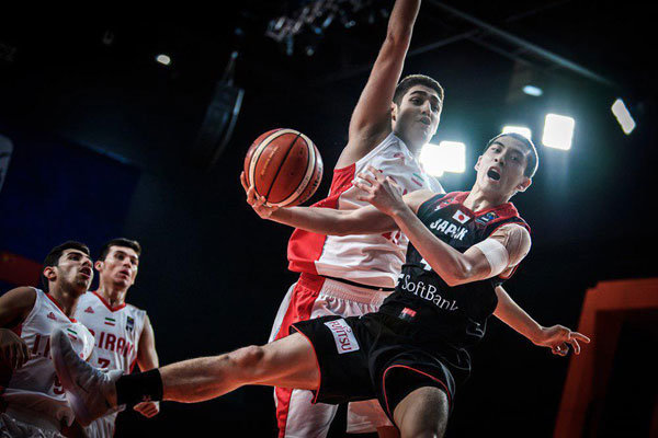 ثبت سومین برد متوالی تیم بسکتبال نوجوانان با برتری برابر اردن