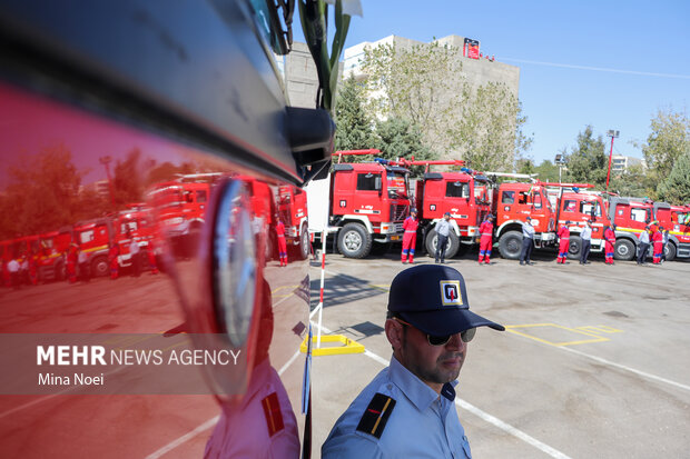 آماده‌باش کامل آتش‌نشانان در ۱۳۳ ایستگاه به مناسبت عید فطر
