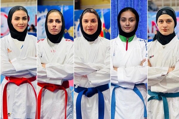 بانوان کاراته کای اعزامی به بازی های کشور های اسلامی معرفی شدند