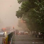 پیش‌بینی وزش باد شدید و گرد و خاک برای تهران