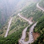 تردد در محور چالوس جنوب به شمال ممنوع شد تردد در محور چالوس جنوب به شمال ممنوع شد