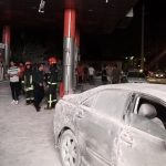 بی احتیاطی راننده باعث ایجاد حریق در پمپ بنزین شیراز شد
