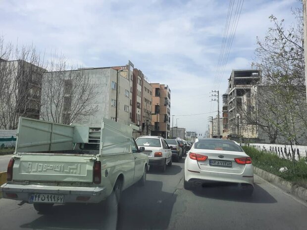 وضعیت ترافیک عصرگاهی تهران/ ترافیک سنگین در بزرگراه شهید سلیمانی