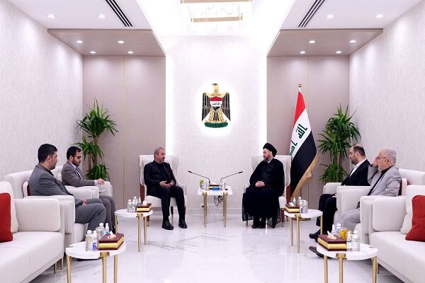 حکیم در دیدار باسفیر ایران بر تقویت روابط بغداد و تهران تاکید کرد
