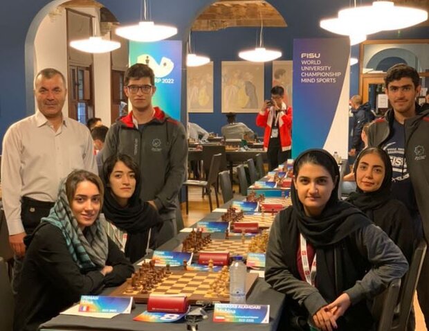 تیم شطرنج دانشجویان ایران به صدر جدول صعود کرد