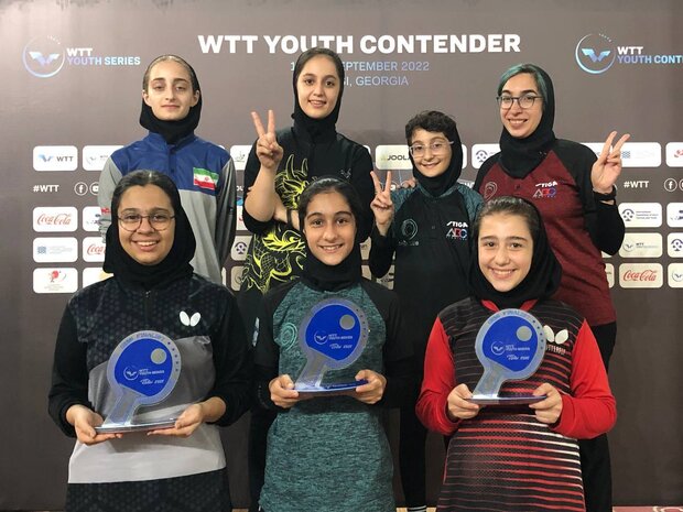 تیم ملی تنیس روی میز ایران با هفت مدال به کار خود پایان داد