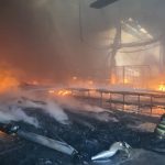 جزئیاتی از آتش‌سوزی در کارگاه تولید روغن خودرو در مبارکه