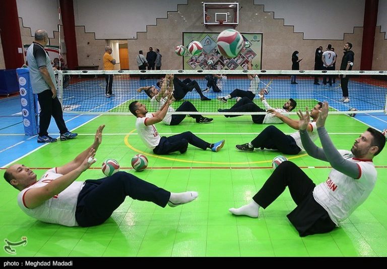 والیبال نشسته قهرمانی جهان| برگزاری اولین تمرین تیم‌های ایران و برتری در دیدارهای دوستانه