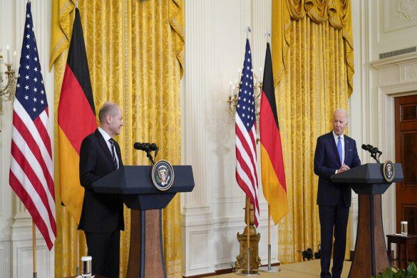 بایدن با صدراعظم آلمان درباره سفرش به چین گفتگو کرد