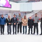 بازدید مسئولان فدراسیون اسکی و ورزشهای زمستانی از لیگ هاکی روی یخ