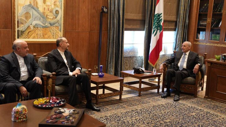 امیرعبداللهیان با رئیس پارلمان لبنان دیدار و گفتگو کرد