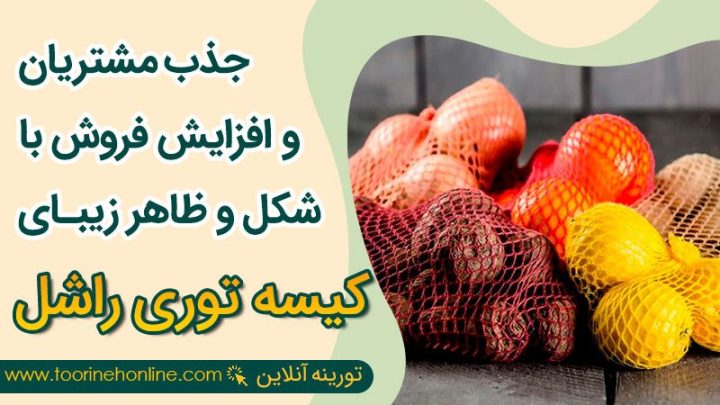 شکل و ظاهر زیبای کیسه توری راشل- تورینه آنلاین