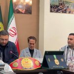 فرجنژاد مدال خود را به موزه آستان قدس رضوی تقدیم کرد فرجنژاد مدال خود را به موزه آستان قدس رضوی تقدیم کرد