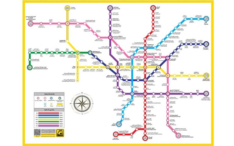 مشکل مسیریابی با مترو تهران حل شد!