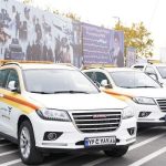 مانور خودروهای امدادی گروه بهمن در طرح رزمایش ترافیکی زمستان ۱۴۰۲