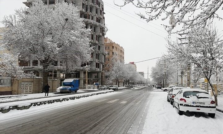 پیش بینی بارش برف و باران در تهران