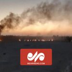 انفجار خط انتقال گاز در غرب تبریز
