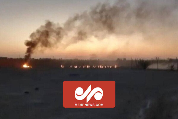 انفجار خط انتقال گاز در غرب تبریز انفجار خط انتقال گاز در غرب تبریز