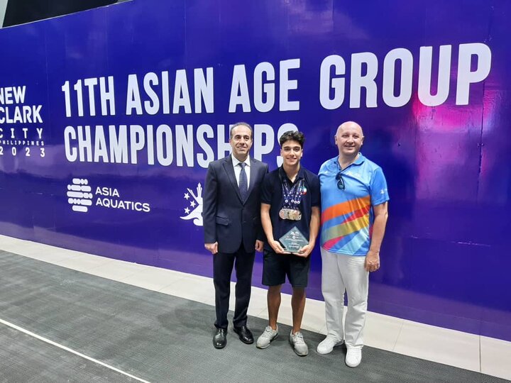 سام واژیر بهترین ورزشکار شیرجه مسابقات قهرمانی جوانان آسیا شد