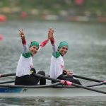 کسب اولین سهمیه قایق دونفره در تاریخ قایقرانی ایران