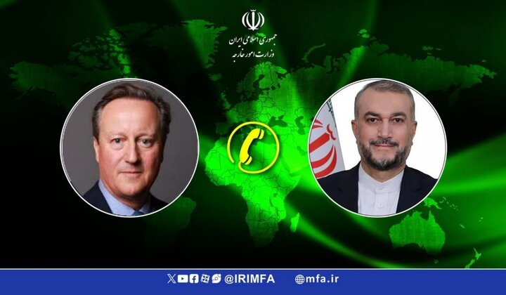 گفتگوی تلفنی وزیر امور خارجه انگلیس و امیرعبداللهیان گفتگوی تلفنی وزیر امور خارجه انگلیس و امیرعبداللهیان