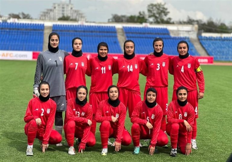 پیروزی پرگل تیم فوتبال جوانان دختر ایران برابر ترکمنستان