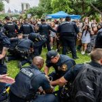 افزایش آمار بازداشت معترضان به ۲هزار نفر در دانشگاه‌های آمریکا