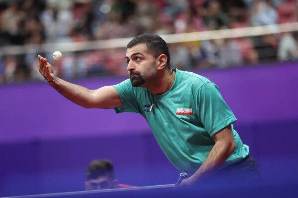 پینگ پنگ باز اتریشی مغلوب نوشاد عالمیان شد پینگ پنگ باز اتریشی مغلوب نوشاد عالمیان شد