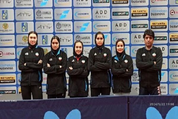 تیم تنیس روی میز جوانان دختر ایران قهرمان آسیای میانه شد تیم تنیس روی میز جوانان دختر ایران قهرمان آسیای میانه شد